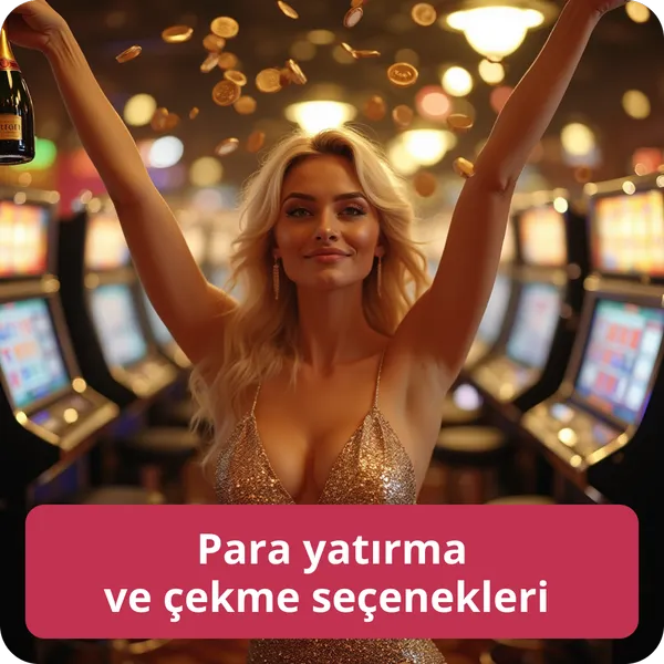 Para yatırma ve çekme seçenekleri